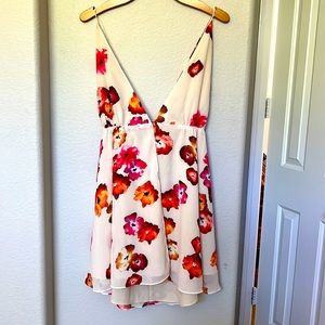 Haute Hippie Floral Dress, Size Small